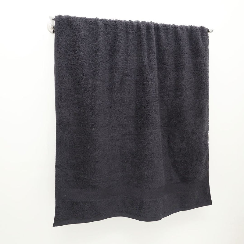 Super Soft & Highly Absorbent Black Bath Towel