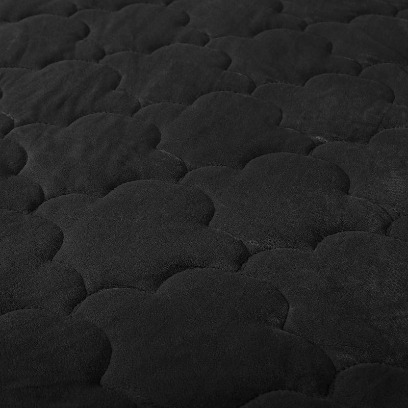 Plush Quilted Fleece Fitted Sheet