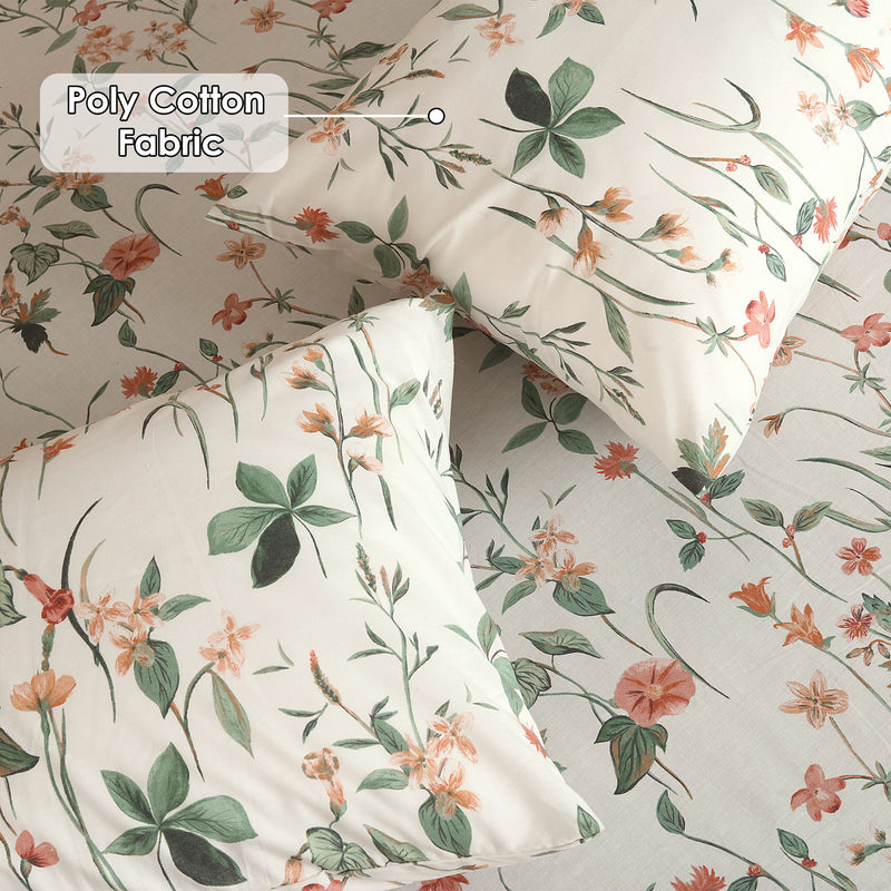 Botanical Bliss Ruffled Fitted Sheet