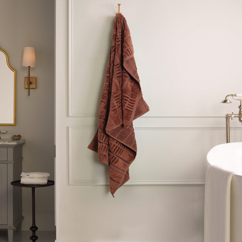 Premier Quality Strip Pattern Bath Towels