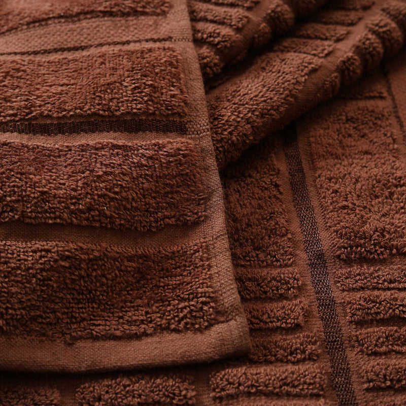 Premier Quality Strip Pattern Bath Towels
