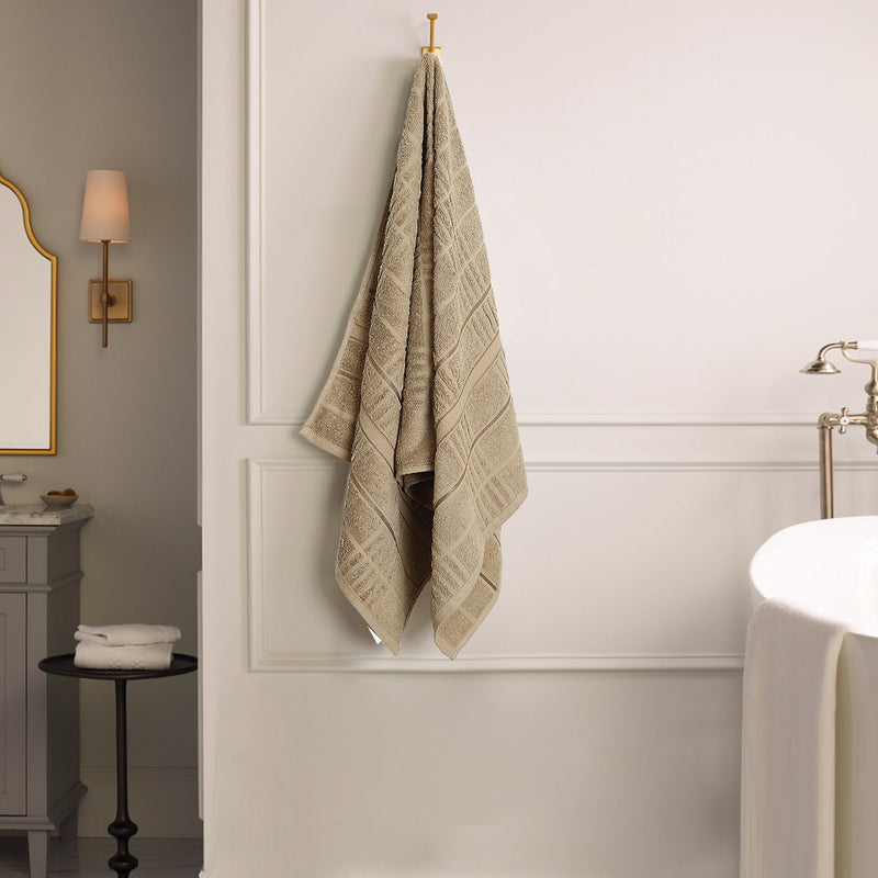 Premier Quality Strip Pattern Bath Towels