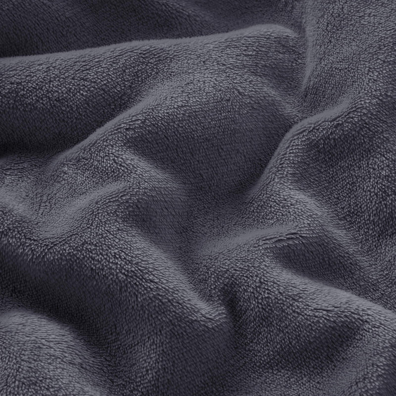 Ultra Soft Sherpa Throw Blanket - Charcoal