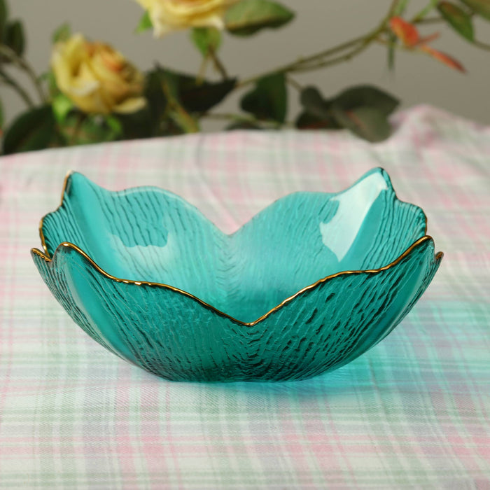 Crystal Lily Serving Bowl