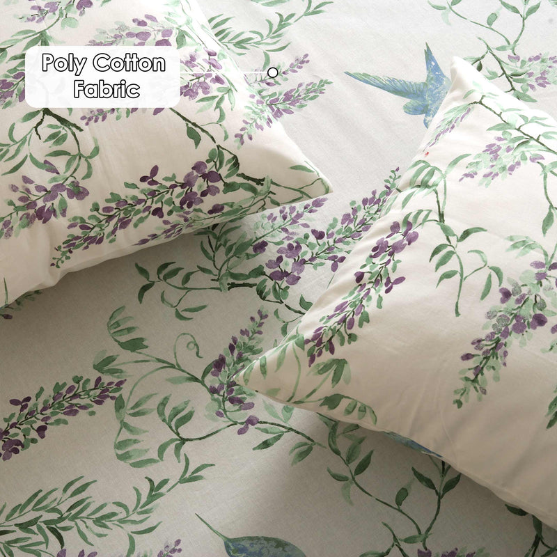 Flora Flock Ruffled Fitted Sheet
