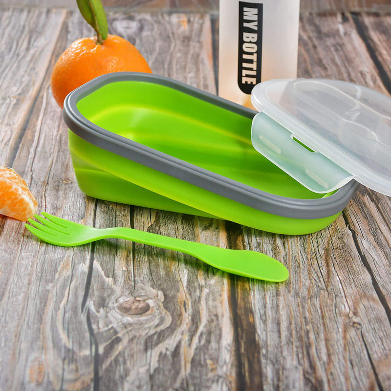 Silicon Foldable Lunch Box-Small
