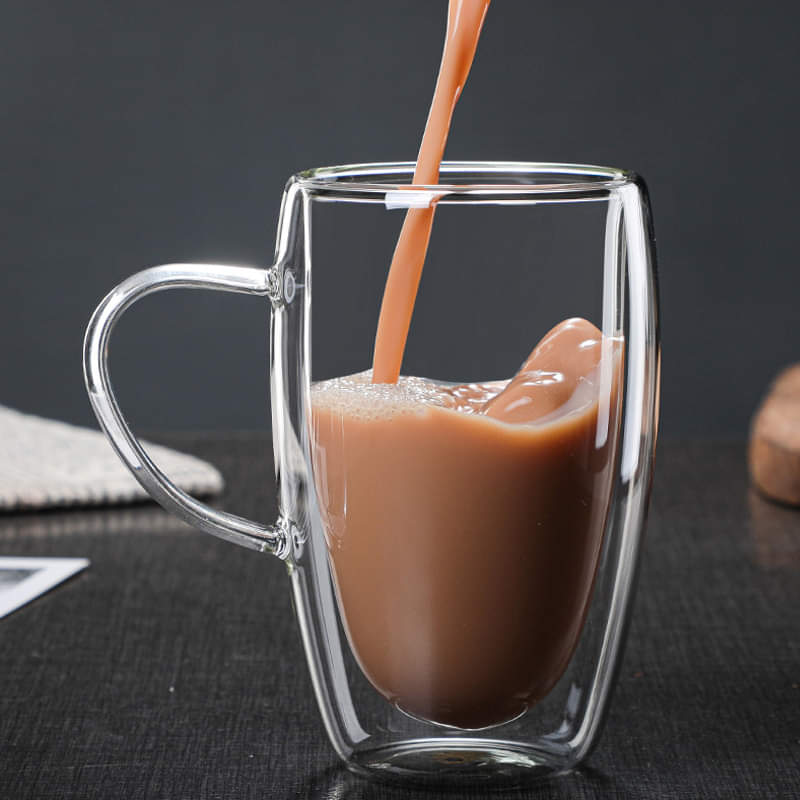 Bistro Classic Double Wall Glass Coffee Cup