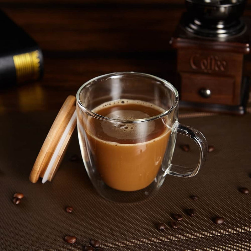 Bistro Classic Double Wall Glass Coffee Cup