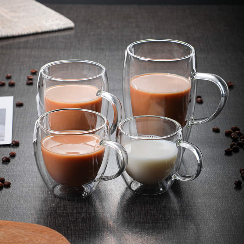Bistro Classic Double Wall Glass Coffee Cup
