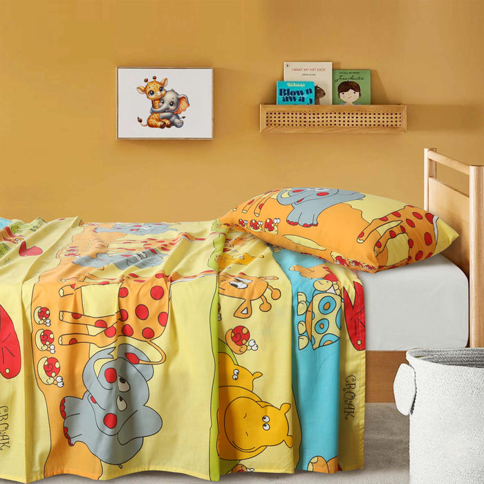 Jungle Print Kids Bedsheet