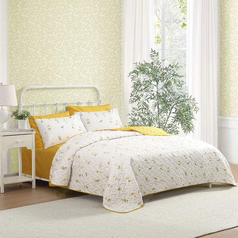 Sunlit Blossom Bedspread