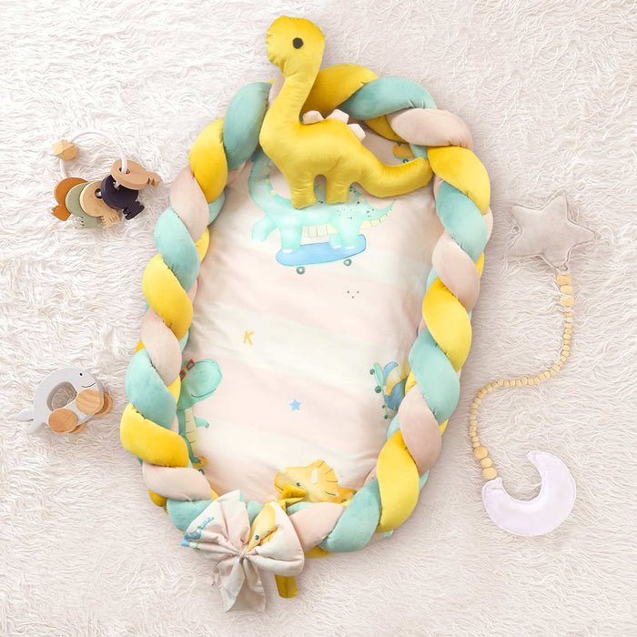 Little Dino Braided Snuggle Bed