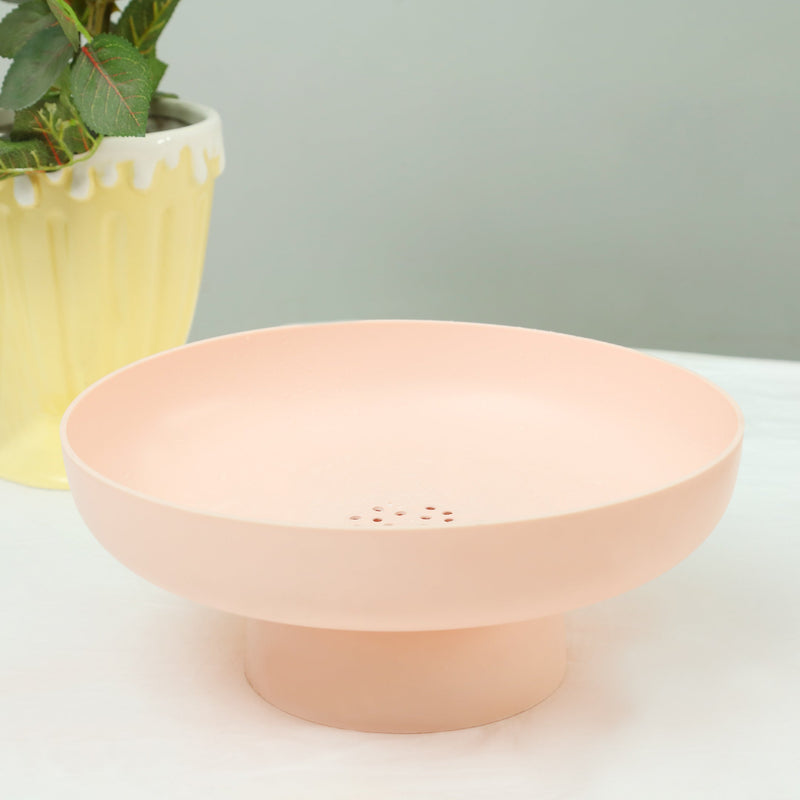 Macaron Color Fruit Drain Tray With Detachable Base