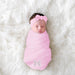 pink pearl large butterfly baby swaddle