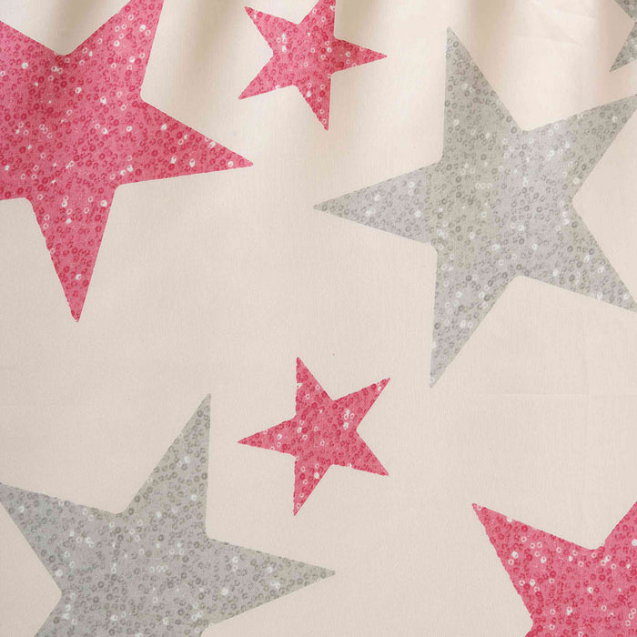 Pink Stardom Crib Bedsheet & Pillow