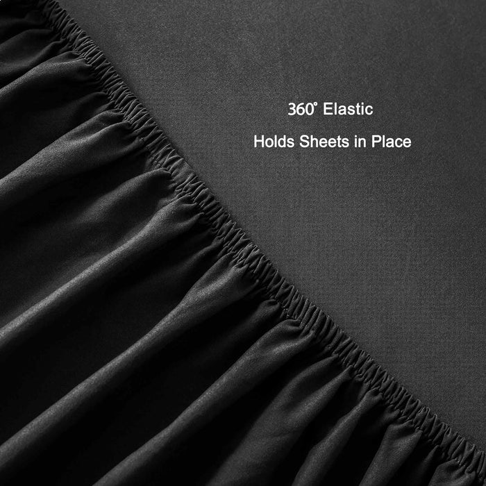 Premium Quality Fitted Sheet Black