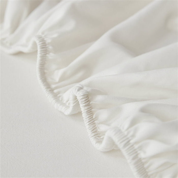 Premium Quality Fitted Sheet White