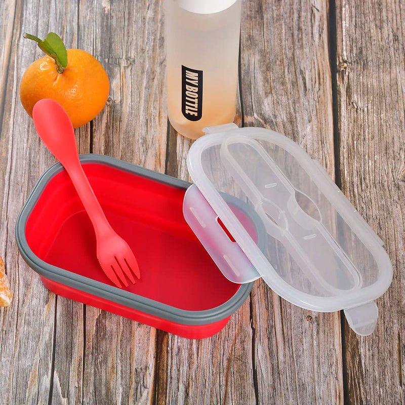 Silicon Foldable Lunch Box-Small
