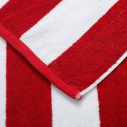 red striped baby towels