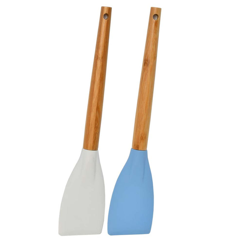 Best  Bamboo Wood Silicone Serving  Spoon (4410336444525)