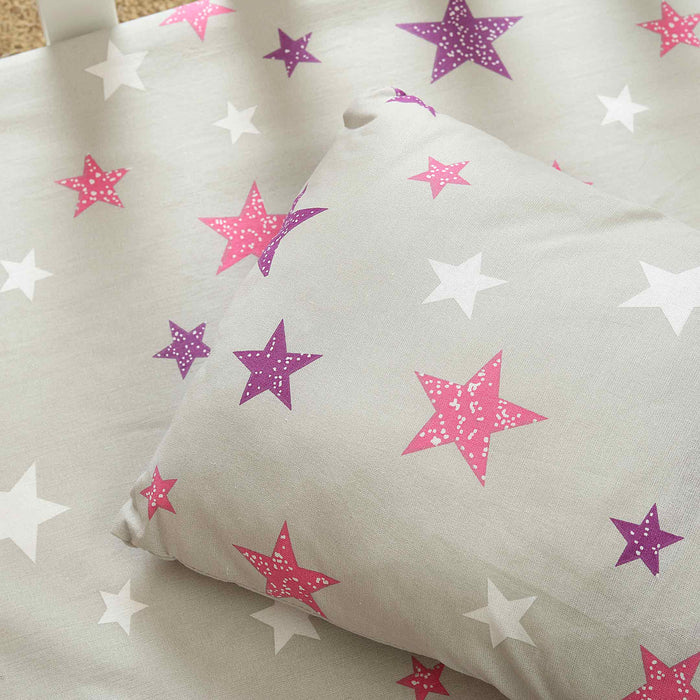 Starry Twilight Crib Bedsheet & Pillow