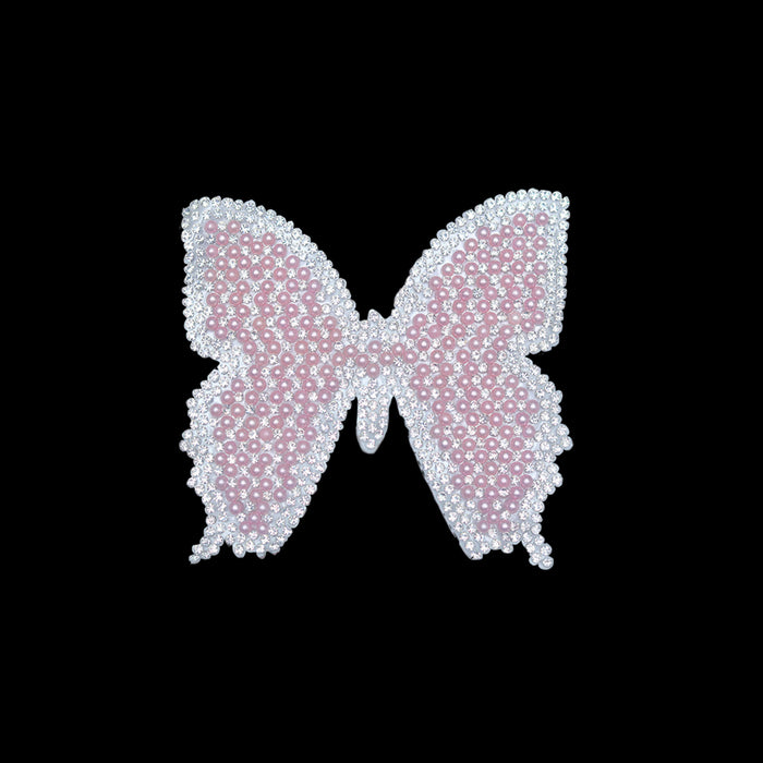 pink pearl large butterfly baby swaddle