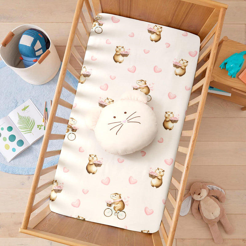 Vroom Vroom Petals Baby Crib Bedding Set