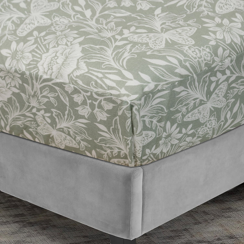 Botanical Grace Quilted Fitted Sheet