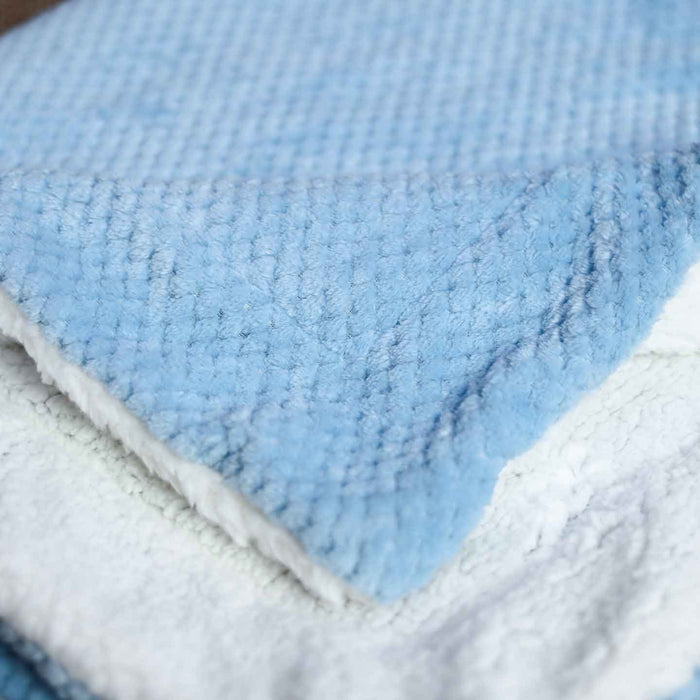 baby popcorn embosse sherpa blankets