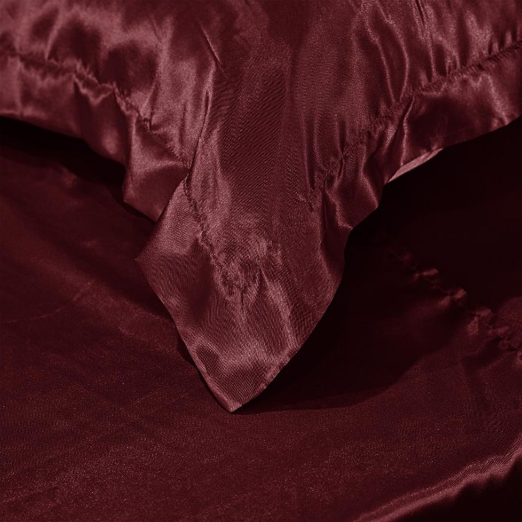sateen silk bedsheets