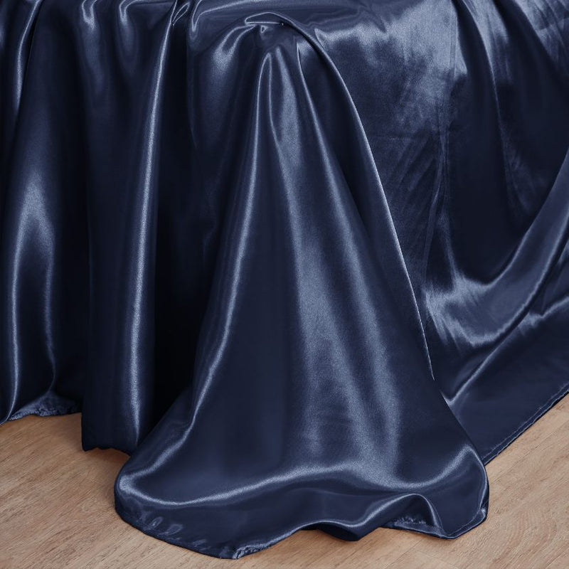 sateen silk bedsheets