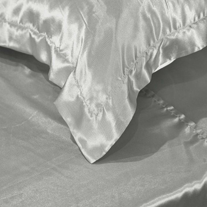 sateen silk bedsheets