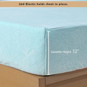 soft and warm fleece fitted sheets