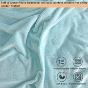 soft and warm fleece fitted sheets