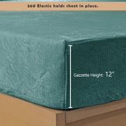 soft and warm fleece fitted sheets