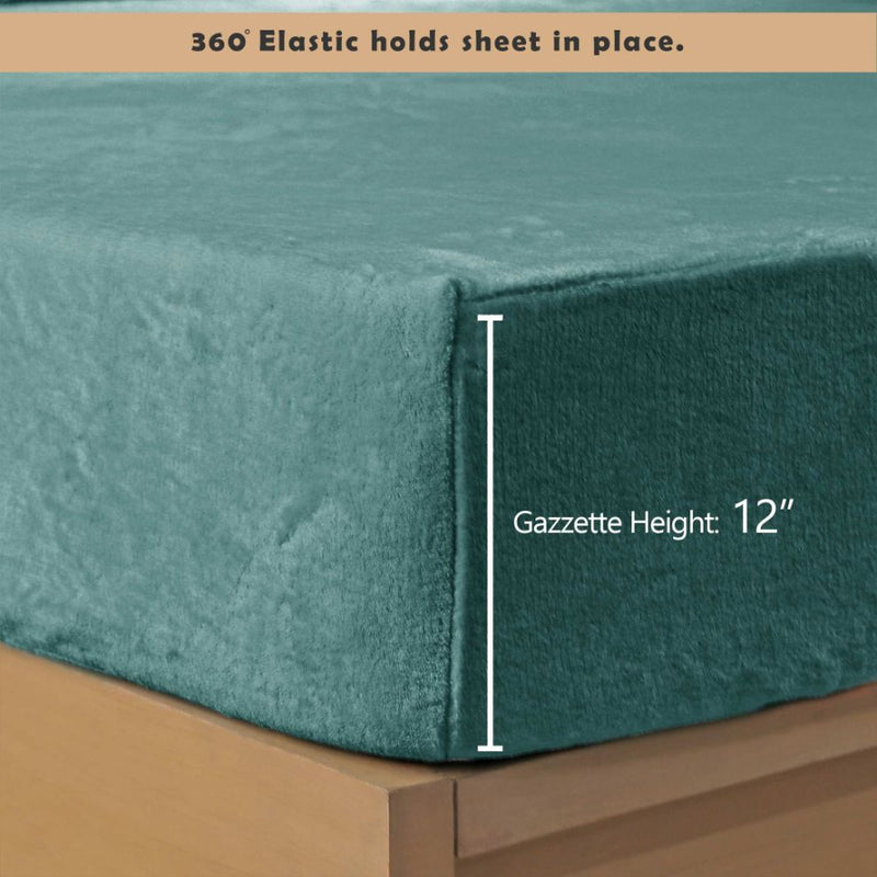 soft and warm fleece fitted sheets