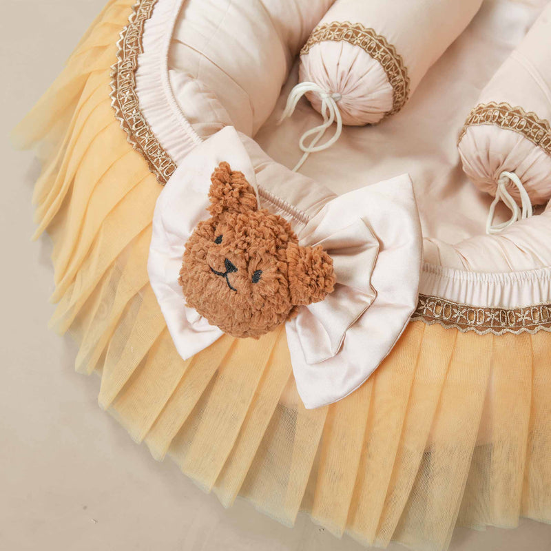 luxury teddy customized baby snuggle bed
