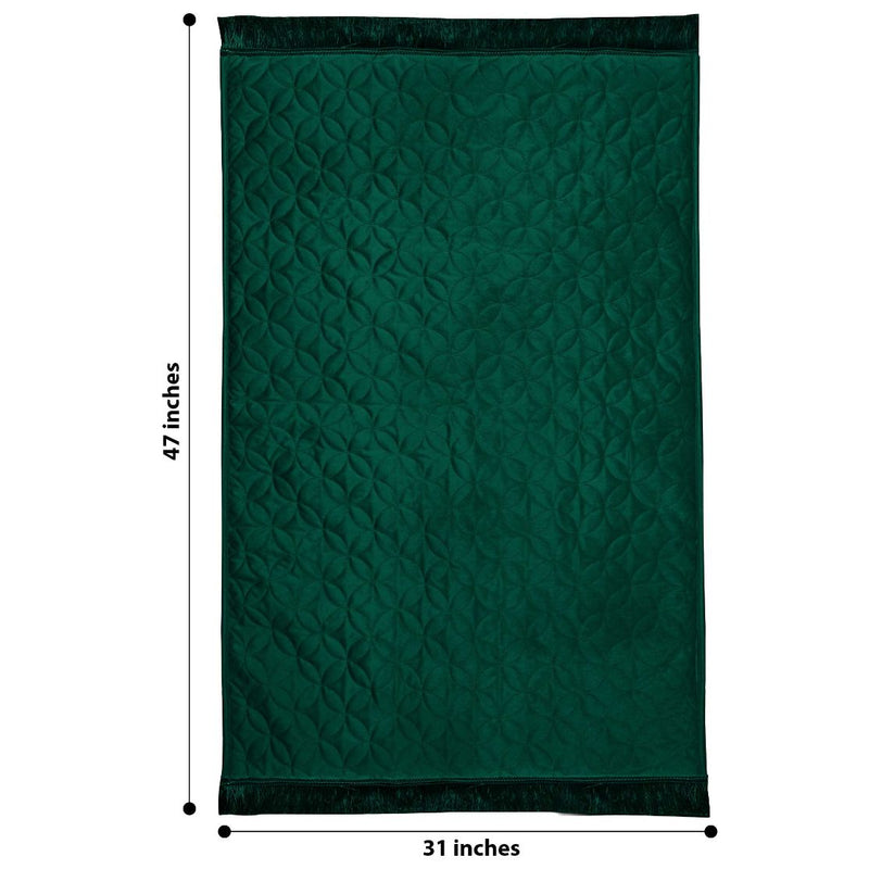 luxury velvet embossed prayer mat