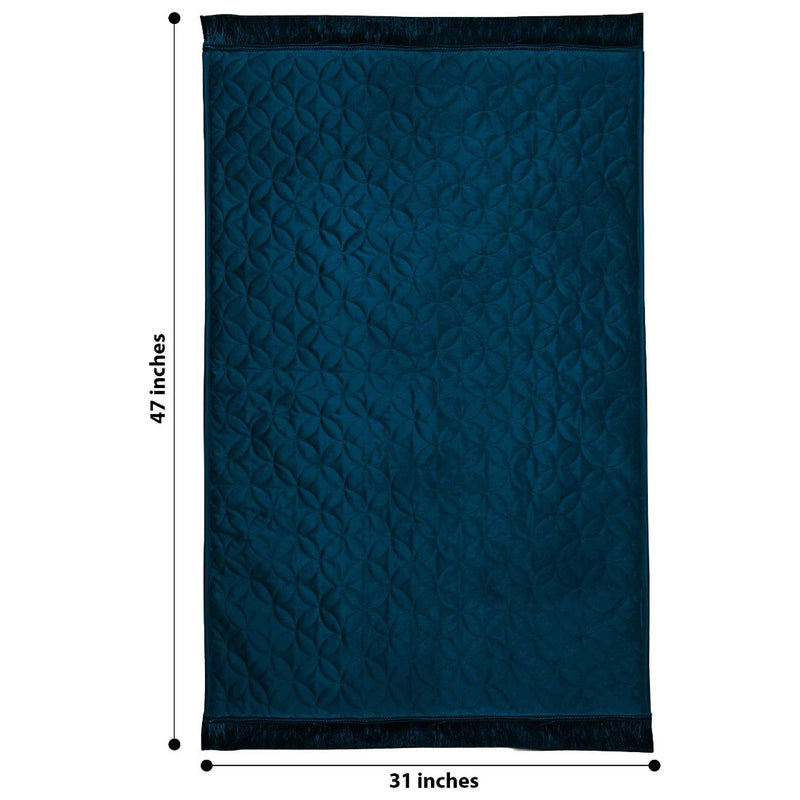 luxury velvet embossed prayer mat