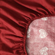 white heart mattress protector fitted