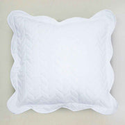 ultrasonic quilted cushion covers white